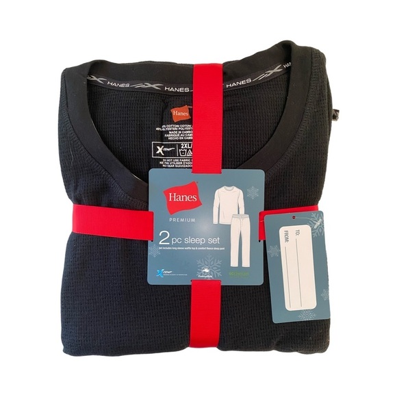 Hanes Men's 2 Piece Sleep Lounge Set NWT Size 2XL - Picture 1 of 4